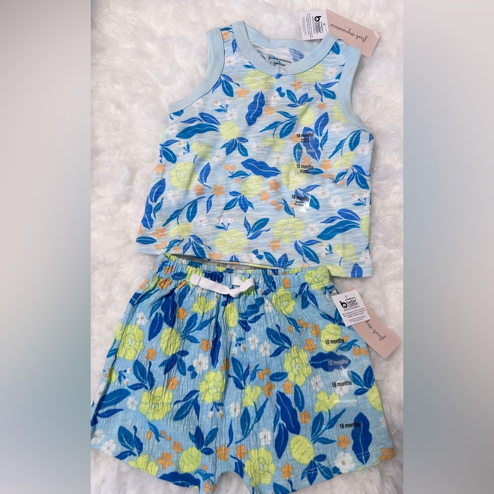 Toddler Floral Two Piece Set | Size: 18m